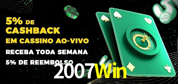 Promoções do cassino ao Vivo 2007Win